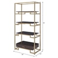 thumbnail image 4 of ACME Yumia Bookshelf in Gold, 4 of 4