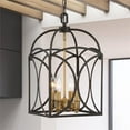 thumbnail image 2 of Savoy House Talbot 4 Lights Small Metal Foyer Pendant in English Bronze, 2 of 5