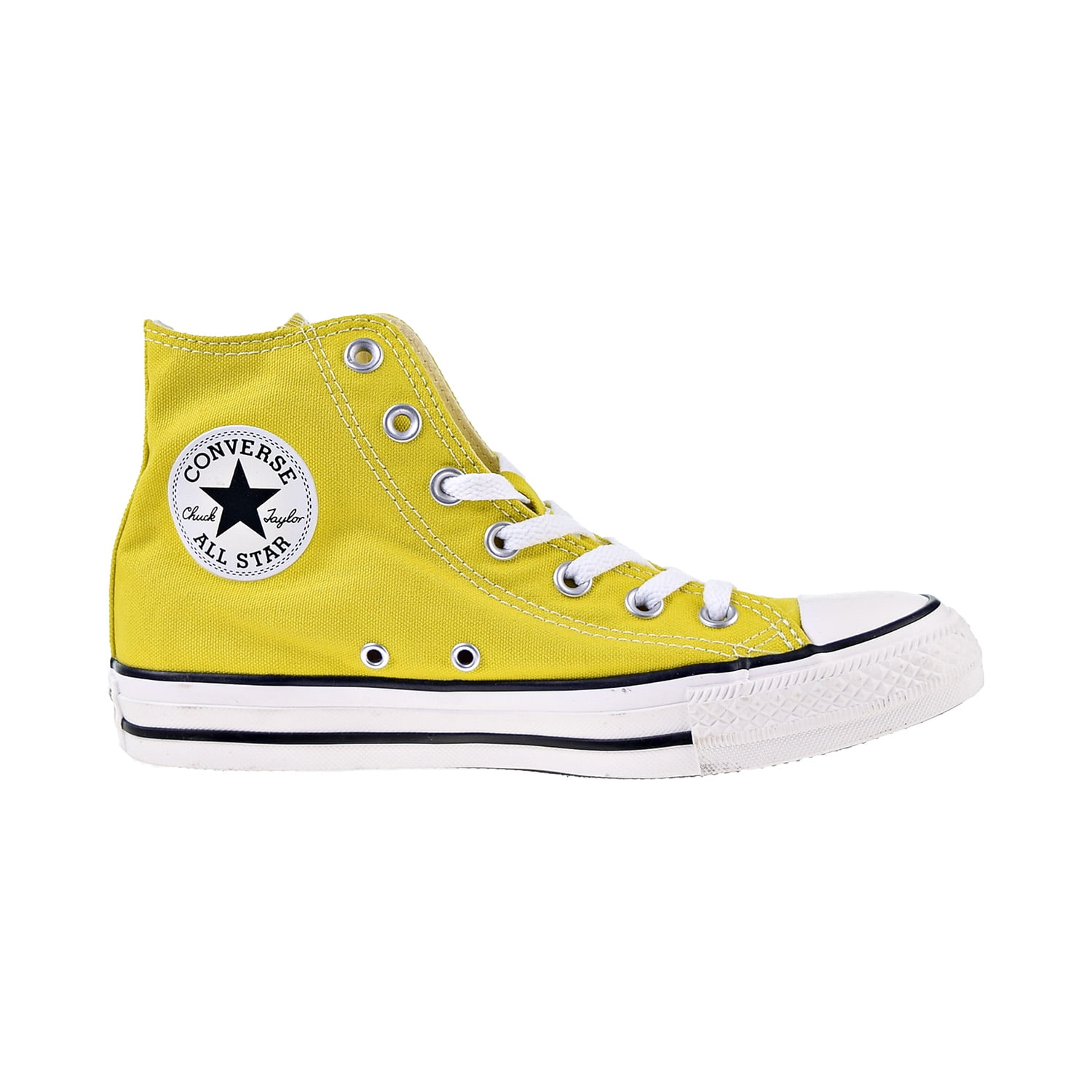 yellow low cut converse