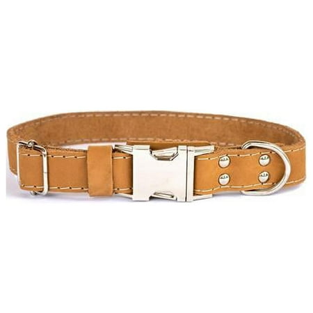 UPC: 0691054808928 | Euro-Dog 691054808928 Luxury Soft Leather Quick – Release Collar  Tan – Large