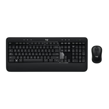 Logitech Advanced Combo Wireless Keyboard and Mouse, Black, Walmart Exclusive