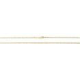 thumbnail image 3 of Floreo 10k Tri-Color Gold 2mm Valentino Link Chain Bracelet or Anklet, 3 of 5