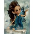 thumbnail image 2 of 5D diamante pintura DIY ojos grandes elfo muñeca completo taladro redondo Rhinestone Likrtyny Oficina Multiescena Multifunción, 2 of 9