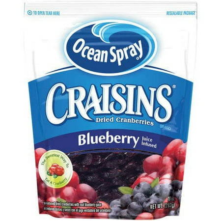 Craisins Blueberry Juice Infed Dried Cranberries, 10 Oz.
