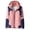 Pink jacket for women, variant on up to 60% off Gifts Usmixi Winter Womens Raincoat Outdoor Rain Jacket for Women Hiking Climbing Lightweight Hooded Windbreaker Coat Fashion Pocket Color Patchwork Zip up Outerwear Up to 65% off
