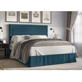 thumbnail image 4 of HMD Keith Full Upholstered Panel Bed, Denim Blue, 4 of 5