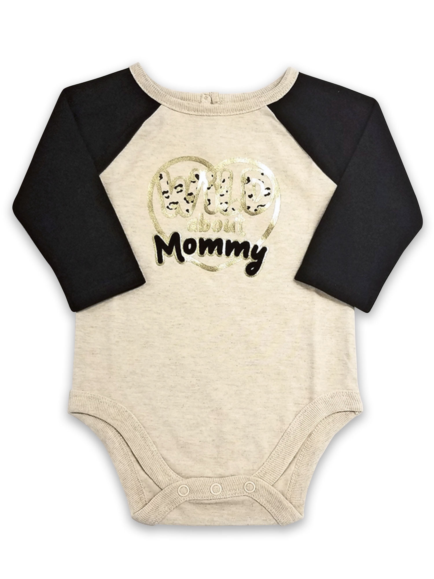 Garanimals Baby Girl Long Sleeve Raglan Bodysuit