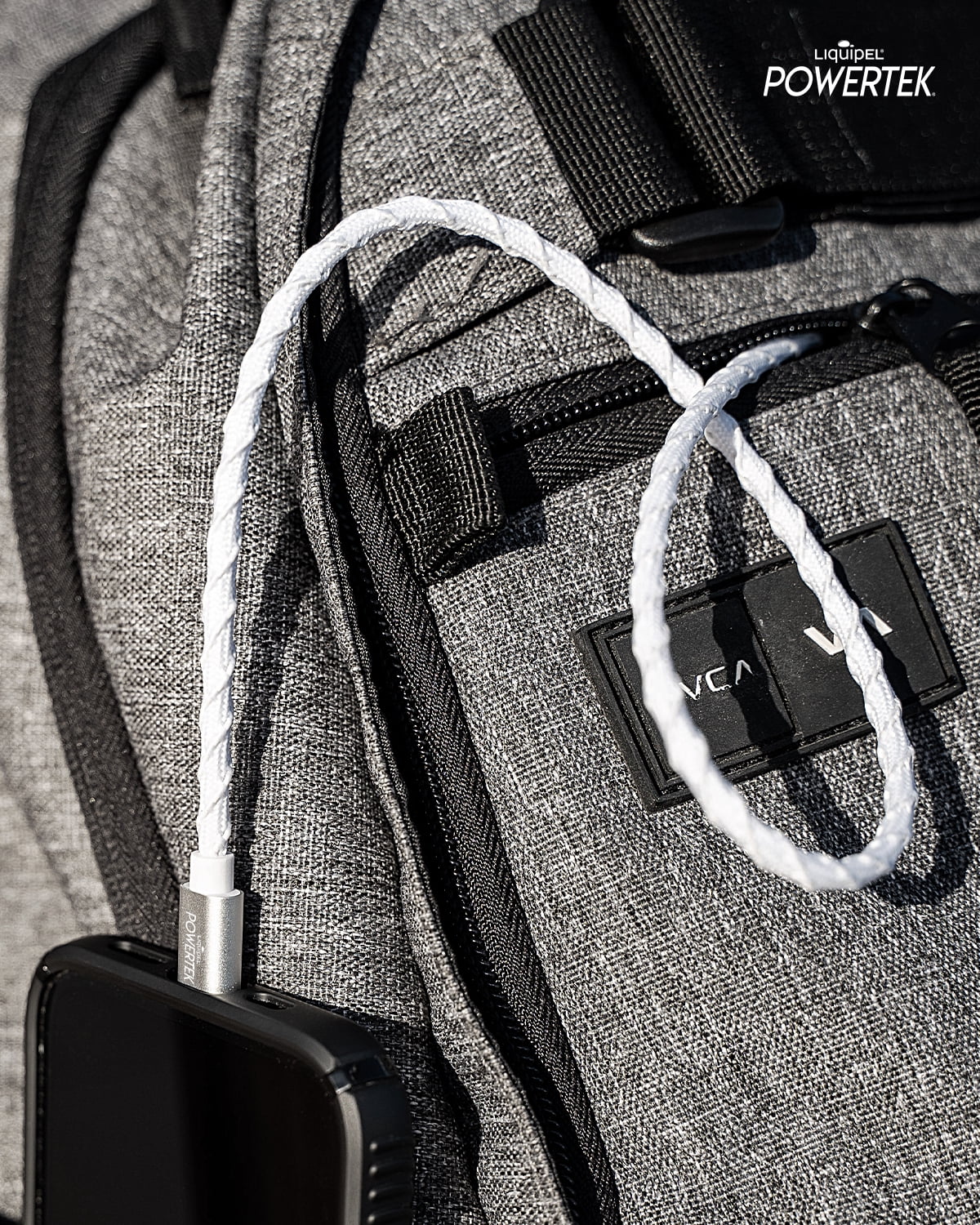 Powetrek Lightning Twizzler Cable White