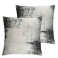 thumbnail image 2 of Acheng Throw Pillow Covers Modern Home Art Decor, Set of 2 Pillow Cases Decorative, Abstract Oil Painting Pillowcases for Bedroom, Living Room, Cushion Couch Sofa, Black White, 2 of 6