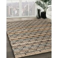 thumbnail image 3 of Ahgly Company Machine Washable Indoor Rectangle Abstract Brown Sugar Brown Area Rugs, 3' x 5', 3 of 7