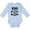 AE-Light Blue, variant on Inktastic Idaho Awesome Since 1890 Boys or Girls Long Sleeve Baby Bodysuit