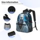 thumbnail image 3 of Balery Forest Meditating Goat Mochila para Mujeres y Hombres, Mochila Ligera Casual para Viajes, Mochila Clásica Básica para la Universidad, 3 of 6