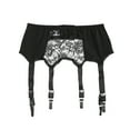 thumbnail image 1 of Gupgi Jarretière à Six Griffes en Dentelle Aguichant pour Femmes, Ajustable, Jarretière pour Cuisses Féminines, 1 of 6