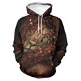 thumbnail image 3 of Sudadera con capucha con estampado de animales y león para hombre, sudaderas con capucha de moda con estampado digital, sudaderas casuales holgadas de gran tamaño, 3 of 5