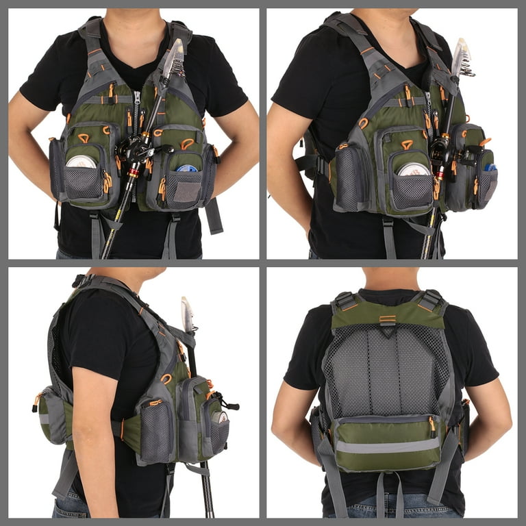Lixada Outdoor Breathable Fishing Life Vest Superior 209lb