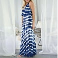 thumbnail image 4 of IROINNID Women's Sleeveless Empire Dress Round Neckline Fashion Casual Sling Tie-Dye One-piece Dress Prints Dress, 4 of 9