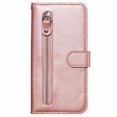 thumbnail image 3 of Estuche de Cuero PU con Cierre para Samsung Galaxy S20 5G , Funda Protectora con Billetera y Correa, 3 of 5