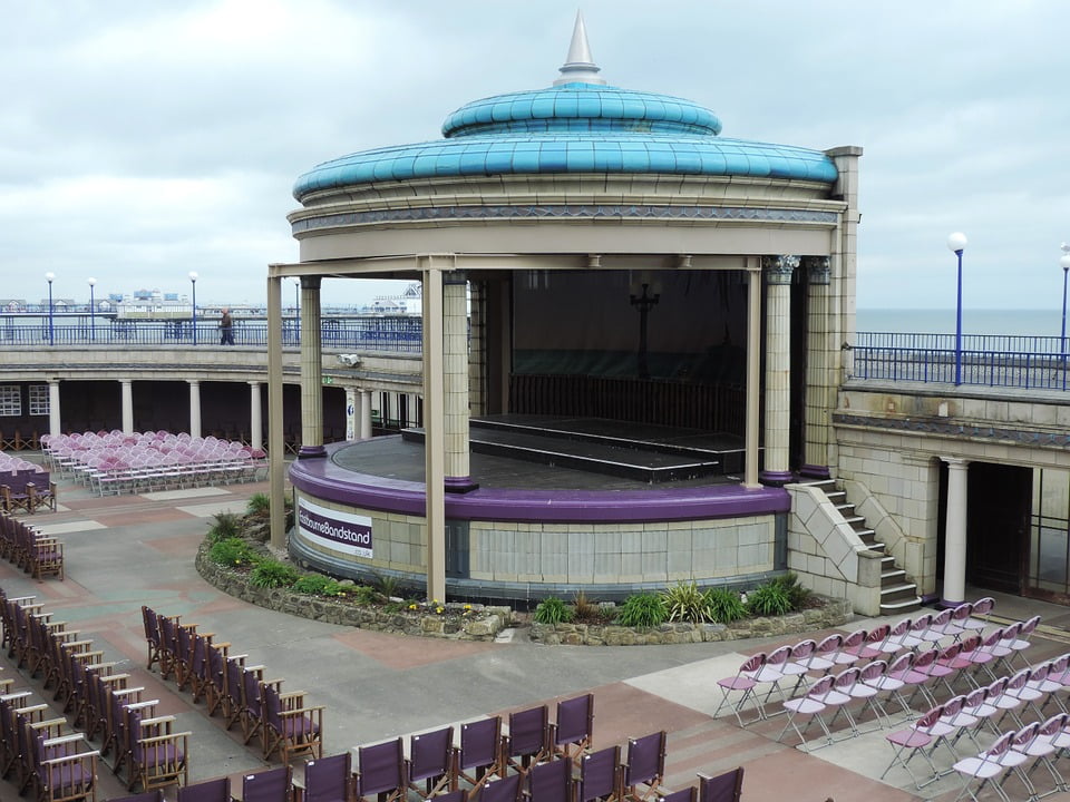 Architecture Sussex Landmark Bandstand Eastbourne20 Inch By 30 Inch