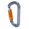thumbnail image 1 of Locking Climbing Carabiner, Sturdy Durable Rust Proof Large Load Bearing Capacity Carabiners Heavy Duty Climbing  For Camping For Swing For Hiking, 1 of 8