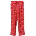 Coca Cola Men's Red Pajama Pants, Relaxed Fit with Tie Wasitband Medium