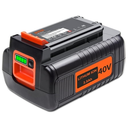 40 Volt MAX Battery Replacement for Black and Decker 40V Lithium Battery LBX1540 LBX2040 LBX2540 LBXR36 LBXR2036 3.5Ah