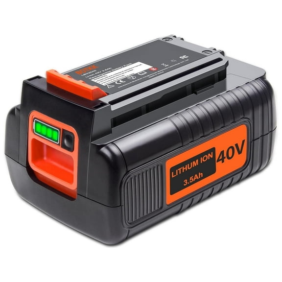 40 Volt MAX Battery Replacement for Black and Decker 40V Lithium Battery LBX1540 LBX2040 LBX2540 LBXR36 LBXR2036 3.5Ah