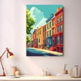 thumbnail image 2 of Geneseos Canvass Vintage, New York Travel Prints Wall Art, Geneseos Travel Canvas, New York Travel Colorful Canvas - 100AZ506, 2 of 2