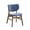 Blue, variant on Natural Finish Design | Suiting Mid - Century Modern Interiors | Long - lasting and Comfortable Side Chair Set