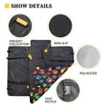 thumbnail image 5 of Pzuqiu Dog Paws Printed Dog Car Seat Cover for Back Seat Pet Heavy Duty Hammock with Pet Bandana Cat Dogs Kerchief Triangle Bib & Hanging Car Garbage Bag 3-Piece, 5 of 6