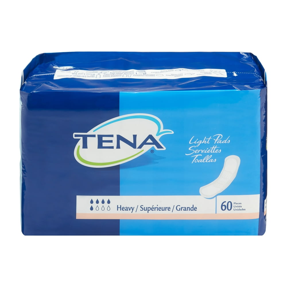 TENA Unisex Incontinent Pad Contoured - Walmart.com - Walmart.com