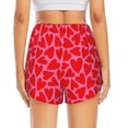 thumbnail image 4 of Fotbe Love Heart Womens High Waist Running Shorts Athletic Workout Quick Dry Shorts for Women with Pockets Gym Yoga Summer Shorts-Small, 4 of 9
