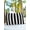 Black, variant on 1 Pack Outdoor Throw Pillow, Black Striped Waterproof Pillow with Insert Included, Modern Farmhouse Black White Stripes Decorative Accent Cushion Lumbar Pillows for Patio Porch, 12 x 20 In