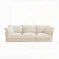 thumbnail image 5 of Modern Chenille Fabric 3-Seater Sofa with Soft Pillows and Sturdy Frame, 5 of 22
