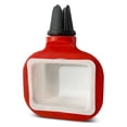 thumbnail image 2 of Fries Fries Soporte de salsa de tomate Clip-on Vent Bandeja Ventas de ventilación Reutilizable Copa de inmersión Conjuntamiento Contenedor Contenedor Accesorios de viaje Rojo sidaley VI012679-01B, 2 of 7
