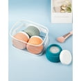 thumbnail image 4 of Micebay Travel Containers for Toiletries 4 Pack, TSA Approved Travel Size Toiletries, Travel Size Containers, With Clear Bag Leak Proof Silicone Jars, Travel Essentials Creams Jars Carrying Small Ite, 4 of 16