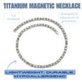 thumbnail image 6 of Wollet Magnetic Titanium Necklace for Men and Women, Send to Mom or Girlfriend, 6 of 8