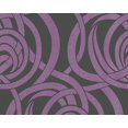 thumbnail image 1 of Flock 4, Glamour Baroque Fleur Rayé Brillant Gaufré Gris Rouleau de Papier Peint, 1 of 3