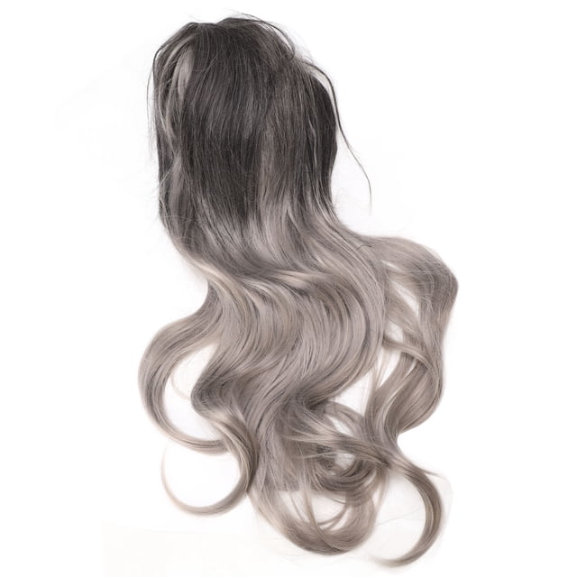 Pelucas de Cabello Ondulada, Pelucas onduladas Sinticas Ajustables sueltas Ajustables para Mujeres para Diariamental