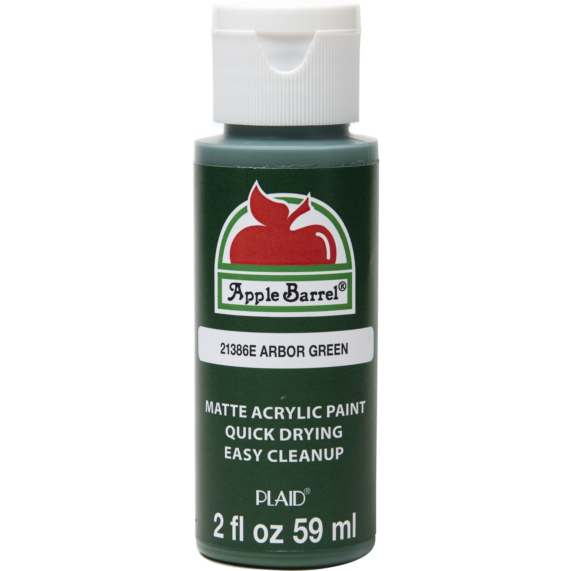 Apple Barrel Acrylic Craft Paint, Matte Finish, Arbor Green, 2 fl oz