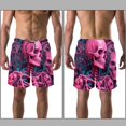 thumbnail image 3 of luoweisi Men's Beach Shorts Quick Dry Swim Trunks with Mesh Lining Skeleton M, 3 of 5