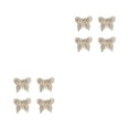 thumbnail image 2 of Billuyoard 100 piezas piezas de decorativas hechas a mano adornos suministros decoración en forma de animales en blanco encanto animales Tipo de animales 2piezas, 2 of 6