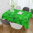 thumbnail image 5 of Coolnut St Patrick's Clover Tablecloth Rectangle Colorful Table Cloth Large Square Table Cover for Dining Kitchen Party 54"x72" Decor Gift, 5 of 7