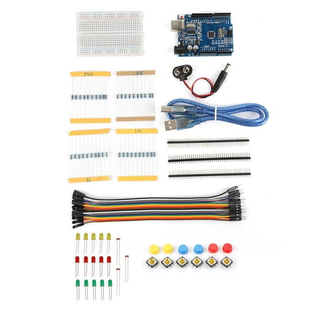Starter Kit Development Board Set Breadboard LEDs Parts - Walmart.ca
