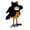 B, variant on Tuscom Halloween Bird Figurine with Pumpkin Belly, Spooky Raven Crow Tabletop Ornament, Bat Wing Foam Statue for Mantel Shelf Party Decor