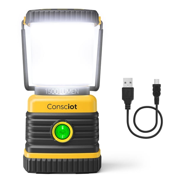 Linterna de Camping LED Consciot C02 Recargable USB-C 1500LM