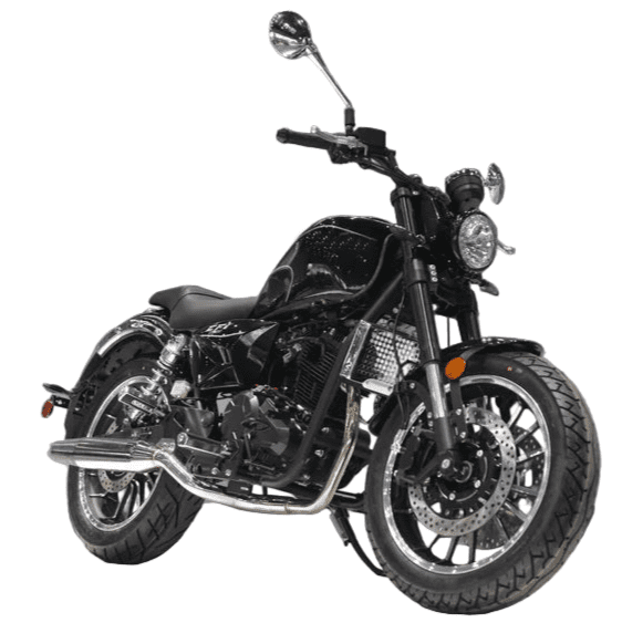 HHH 250cc Cruiser Motorcycle 6-Speed Manual Sport Transmission EFI Fuel Injection Motorcycle-Black