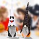 thumbnail image 3 of Paquete de 2 enanos de peluche de Halloween de 16.0 in para decoración de Halloween con calabaza Jack-O-Lantern Scythe con sombrero fantasma araña sueco Tomte Elf Doll Halloween decoración interior h JAMW Sencillez, 3 of 5