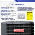 thumbnail image 4 of Goodman 1.5 Ton 13.4 SEER2 80% 40000 BTU Natural Gas Furnace & Air Conditioner System - R32, Single Stage, Upflow | Central Split, Evaporator Cased Coil, AC/Heating Unit, 4 of 9