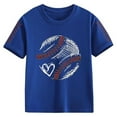 thumbnail image 3 of Miaoju Toddler Shirt Boys 5t Crew Neck Letter Graphic Printed Short Sleeve Tee for Toddler Loose Tunic Blouse Summer Clothes for Girls, 3 of 3