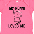 thumbnail image 4 of Inktastic Nonni Loves Me Granddaughter Kitty Cat Girls Baby Bodysuit, 4 of 5